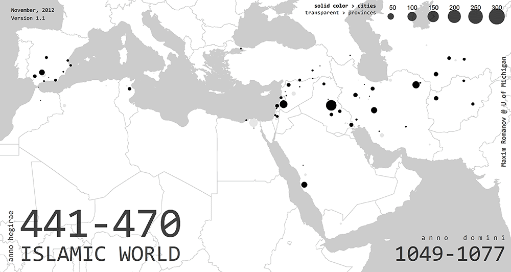 Исламский мир с 661 по 1300 год