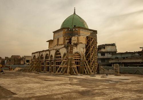 Мечеть Ан-Нури в Мосуле многократно перестраивалась и ремонтировалась